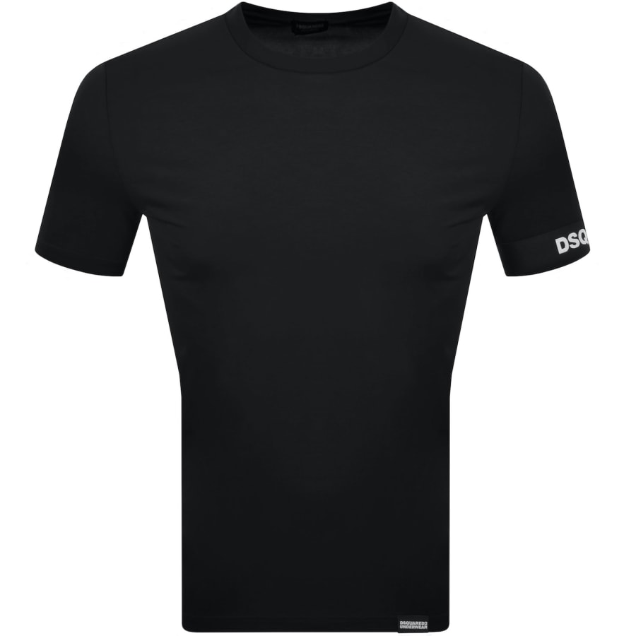 DSQUARED2 Sleeve Logo T Shirt Black | Mainline Menswear x